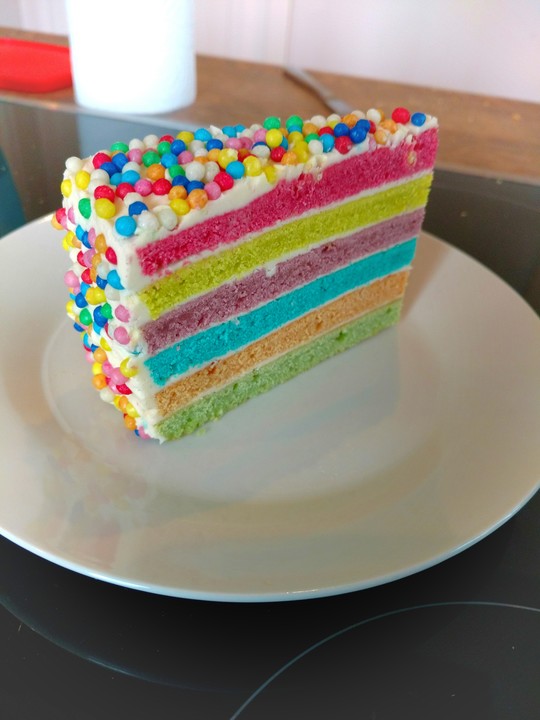 Regenbogenkuchen von momoboutte | Chefkoch.de