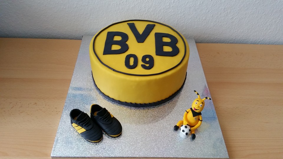 gelbes kuchendesign logos, bvb-torte von cinderella_91 | chefkoch.de, Design ideen
