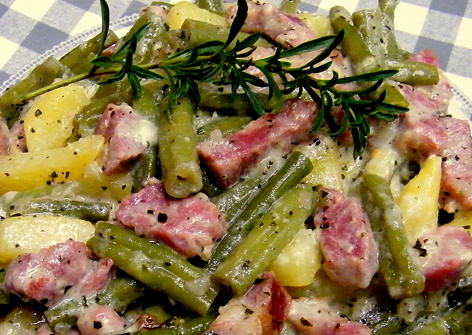Kasselerpfanne mit grünen Bohnen von bernd352 | Chefkoch.de