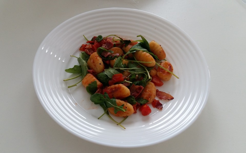 Gnocchi-Pfanne mit Rucola von Renomaus | Chefkoch.de