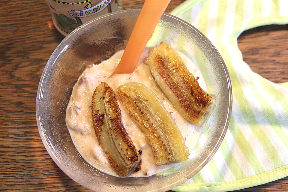 Grießbrei mit gebratener Banane von stormpike | Chefkoch.de