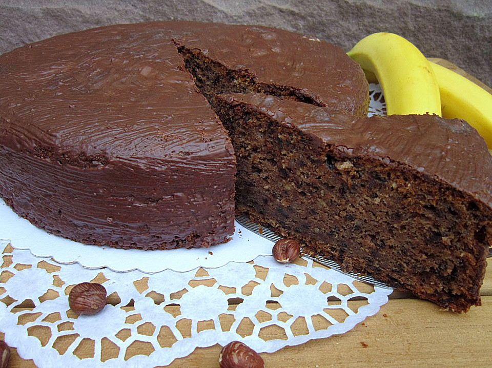 Bananenkuchen mit Schokolade von trekneb | Chefkoch.de