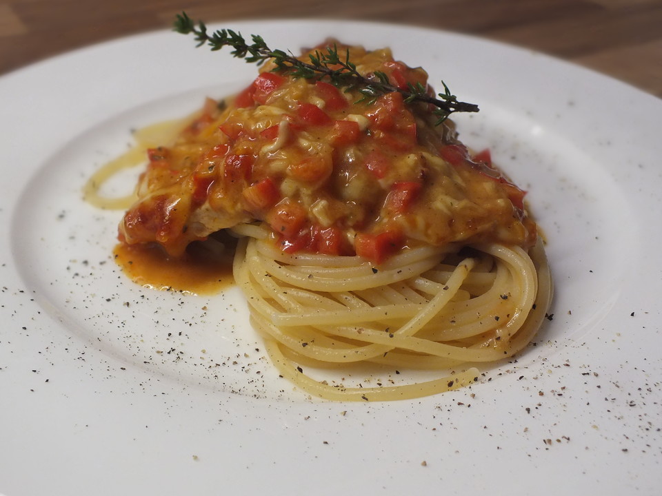 Ofenschnitzel überbacken mit Paprika von emerkle | Chefkoch.de