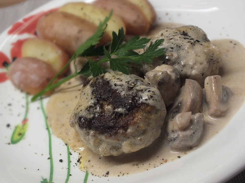 Rahmsauce mit frischen Champignons von onk3l | Chefkoch.de