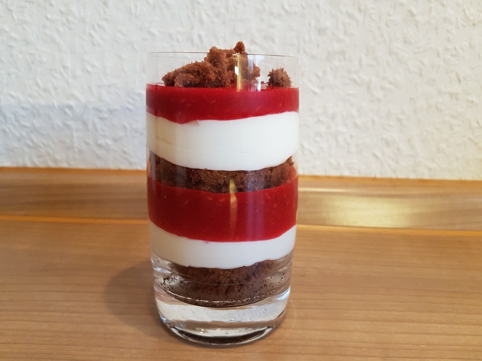 LebkuchenHimbeerDessert im Glas von trachurus Chefkoch.de