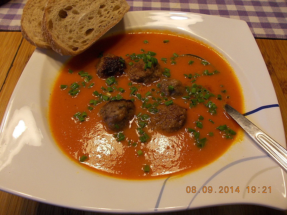 Tomatensuppe mit Hackbällchen nach Hobbit-Art von kleinehobbits ...