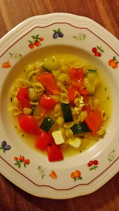 Griechische Suppe mit Schafskäse von Zickenpapa | Chefkoch.de