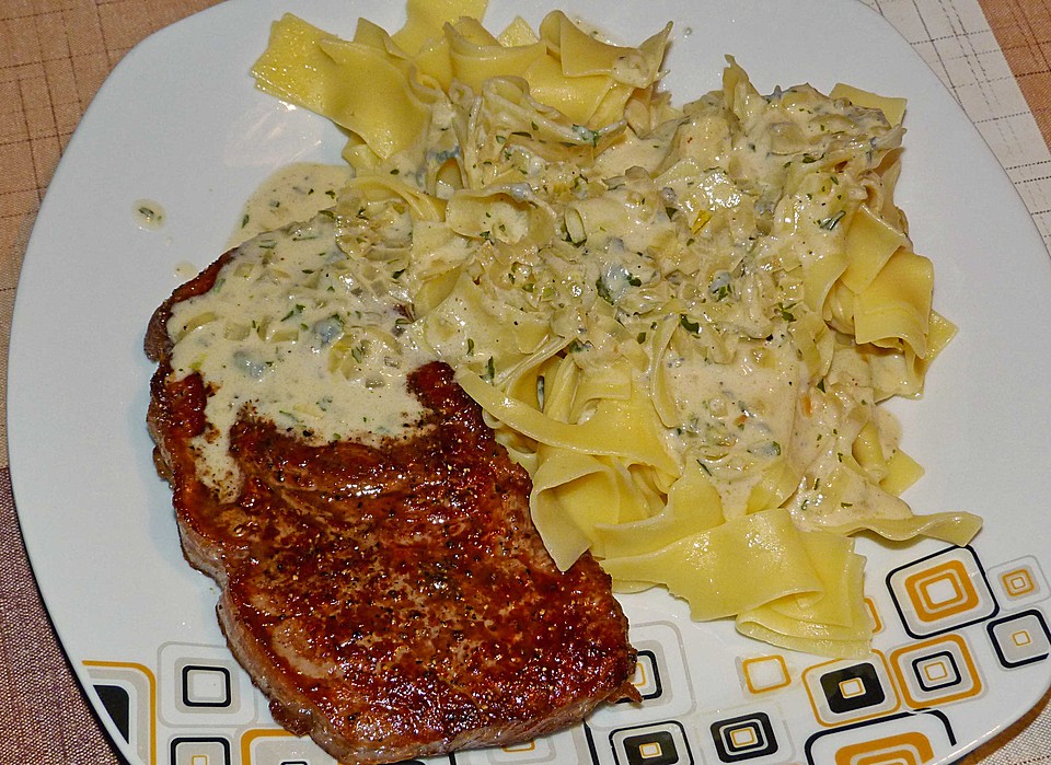 Rumpsteak mit Gorgonzolasauce von boldi02 | Chefkoch.de