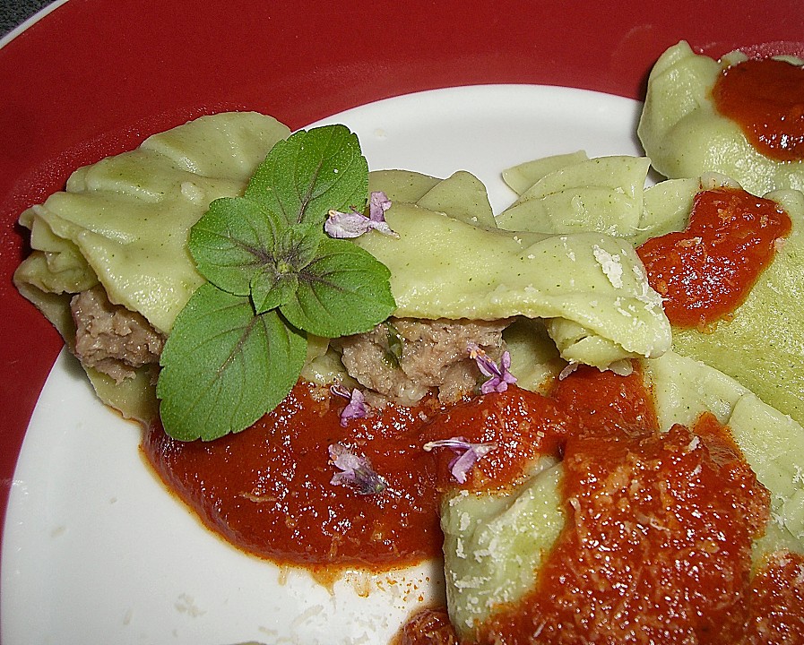 Selbstgemachte Ravioli mit Fleischfüllung von Monchichi | Chefkoch.de
