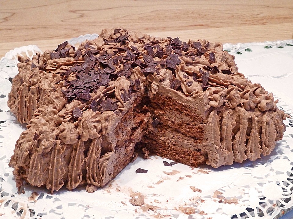 Schokoladen - Sahne Torte von Roswitha_4 | Chefkoch.de