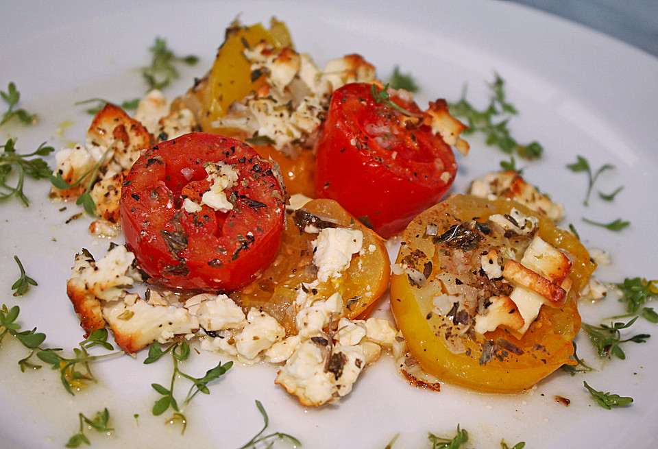 Gegrillte Tomaten mit Schafskäse von Crazy_Melly | Chefkoch.de