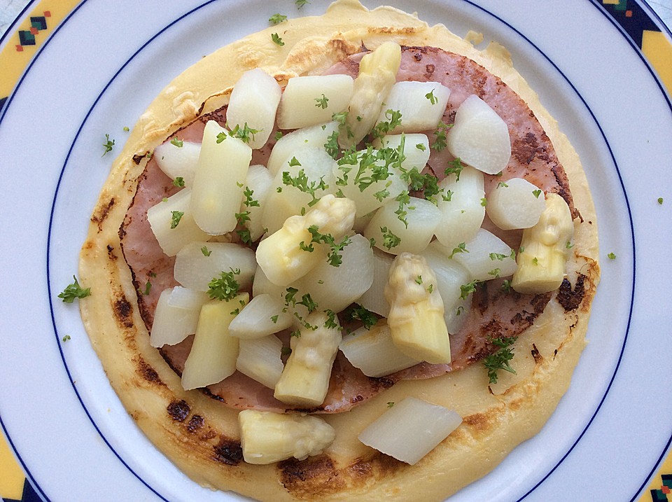 Spargel mit Schinkenpfannkuchen von judith | Chefkoch.de