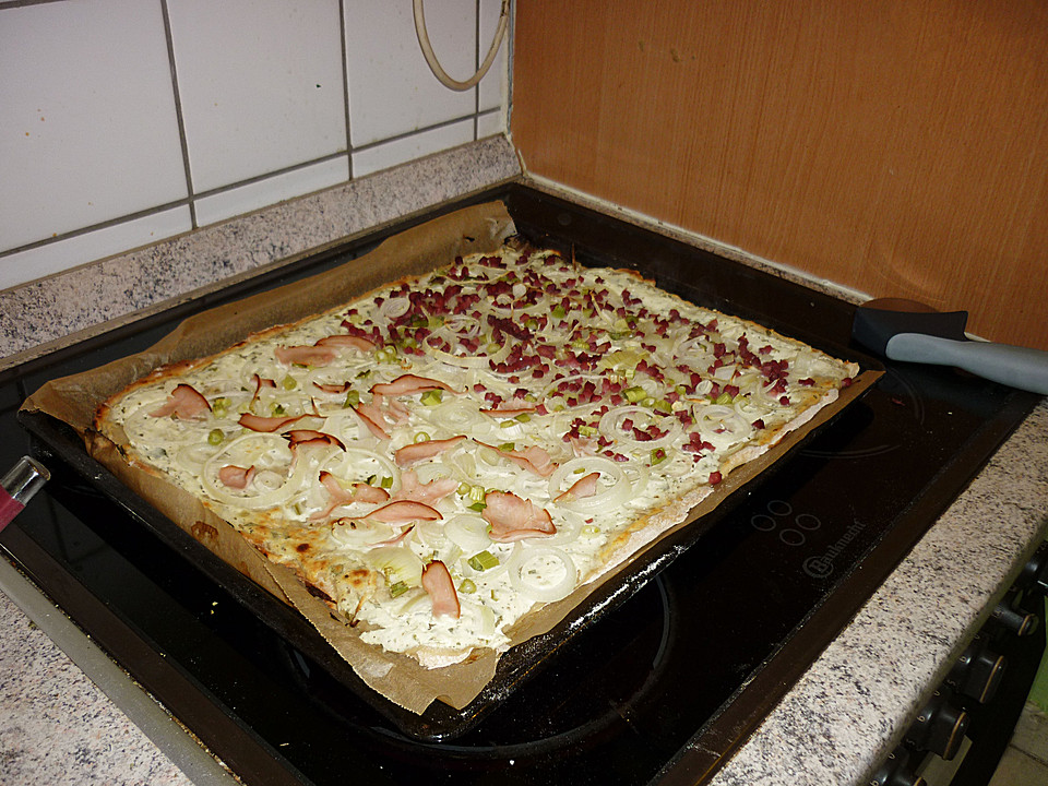 Flammkuchen mit Quark von küchenelse Chefkoch.de
