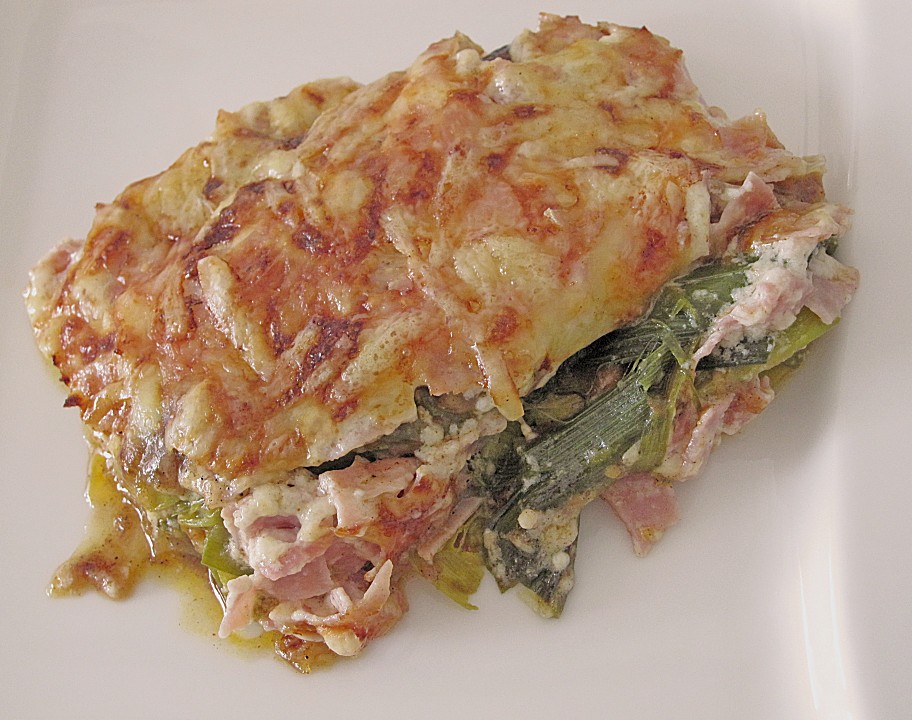 Lauchgratin mit Schinken von judith | Chefkoch.de