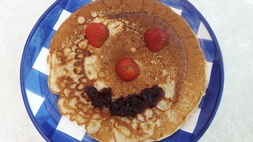 Pfannkuchen mit Wachteleiern und Heidelbeeren von BessamHD | Chefkoch.de