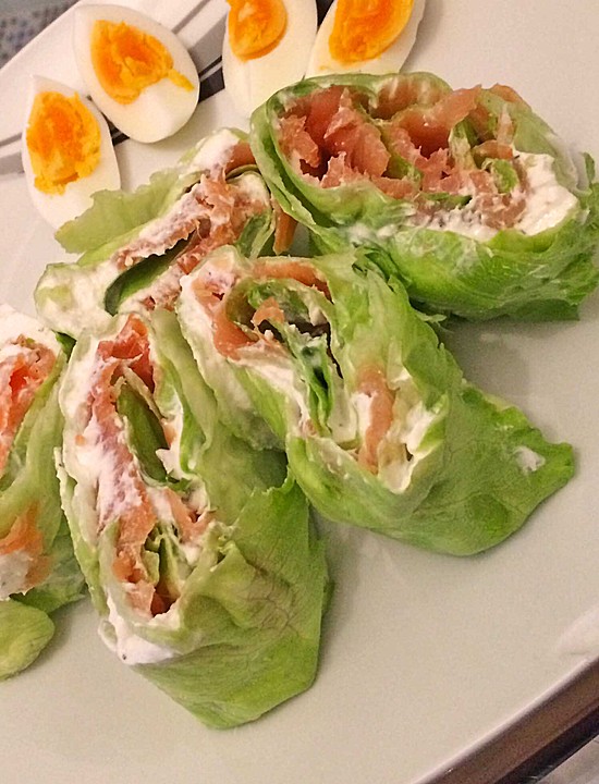 Salat-Wrap mit Räucherlachs von Lislfox | Chefkoch.de