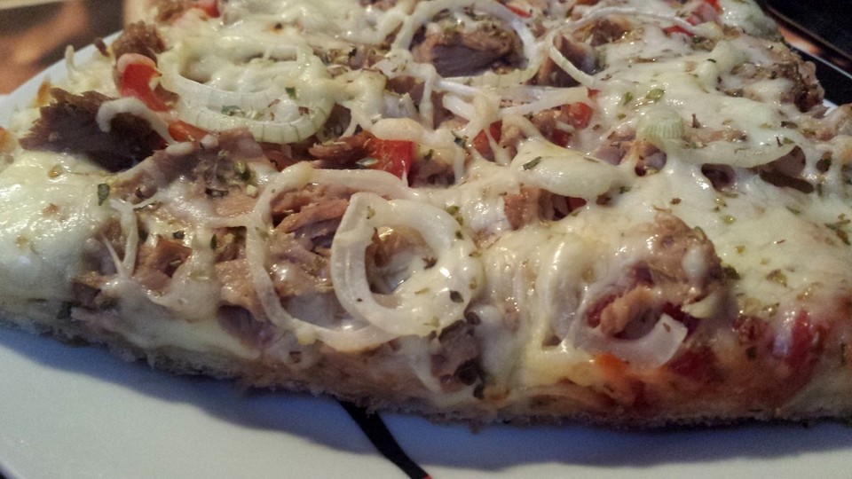 Thunfisch-Fladenbrotpizza von daniela__71 | Chefkoch.de