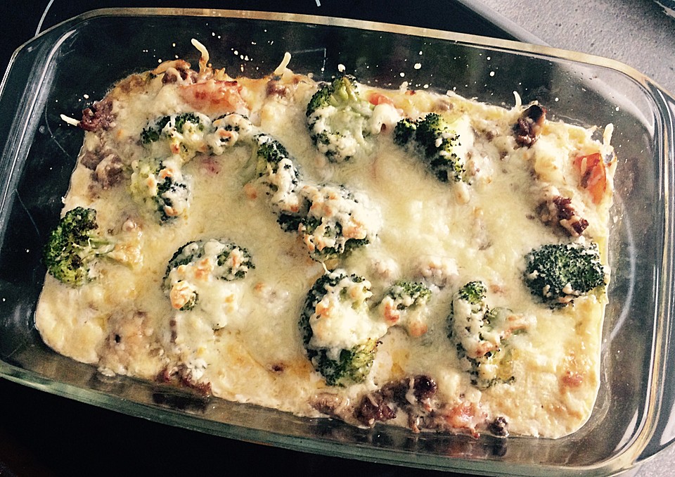 Hackfleischauflauf mit Brokkoli und Blumenkohl von wernerq | Chefkoch.de
