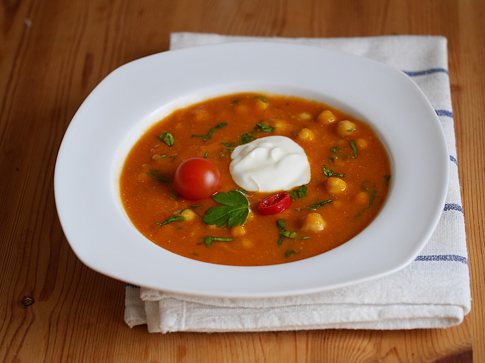 Würzige Kichererbsensuppe mit roten Linsen von ars_vivendi | Chefkoch.de
