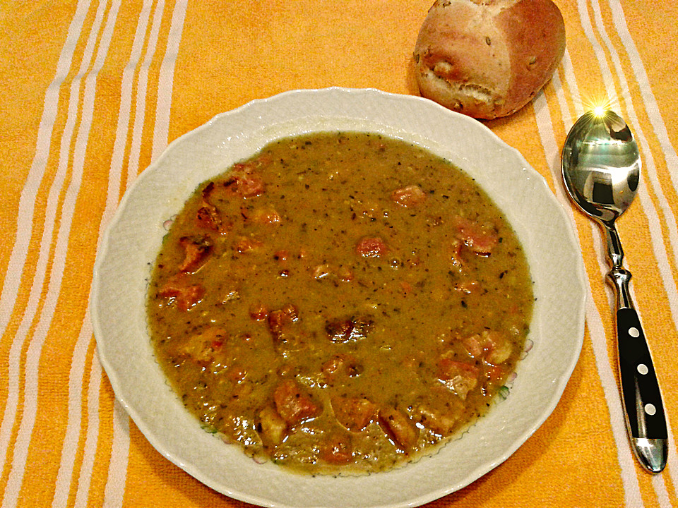 Erbsensuppe mit Kasseler und Bauchspeck von Vilox | Chefkoch.de
