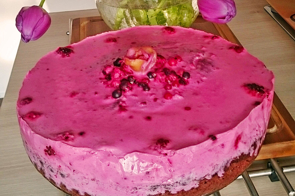 Beerenmix Rezepte - Frischem Beerenmix Mascarpone