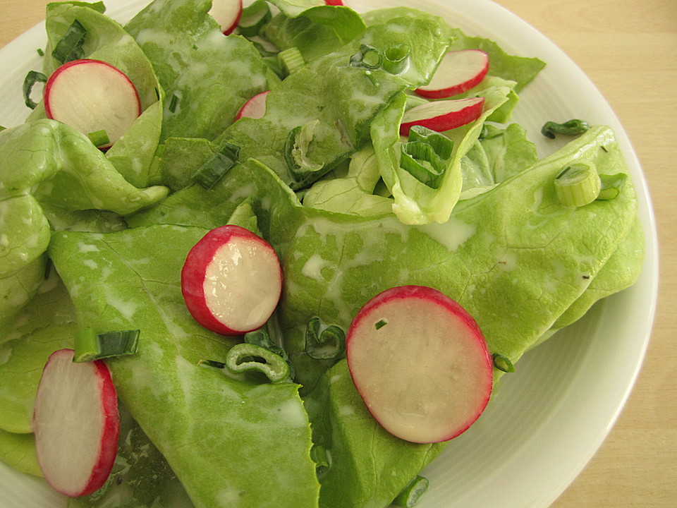 Frühlingshafter Kopfsalat mit Radieschen von patty89 | Chefkoch.de