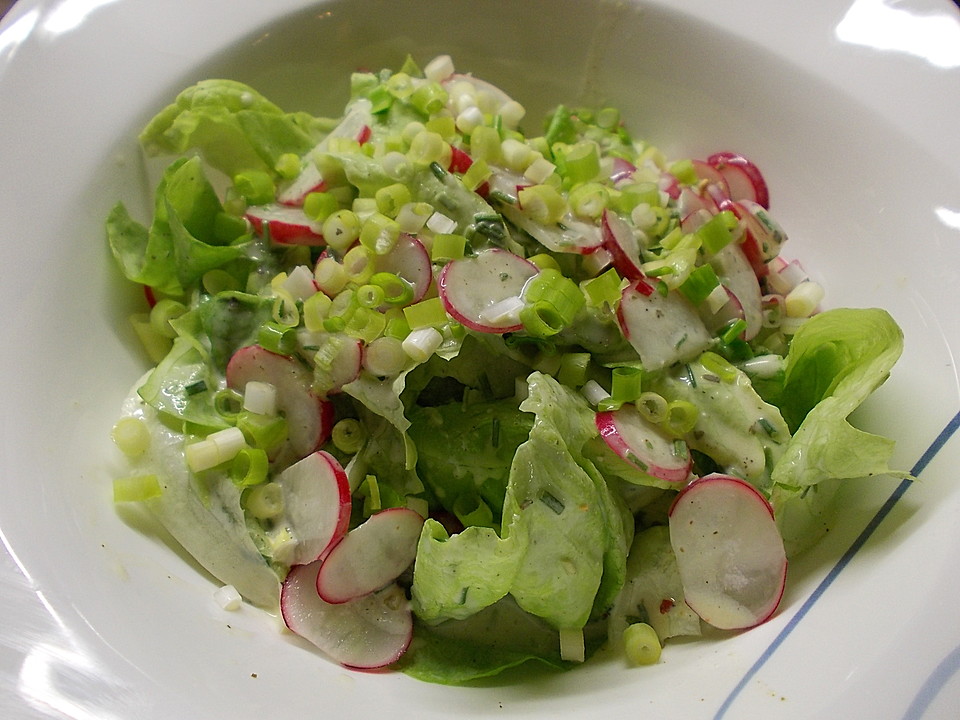 Frühlingshafter Kopfsalat mit Radieschen von patty89 | Chefkoch.de