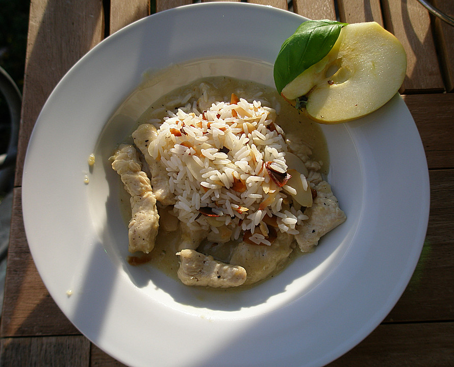 Currygeschnetzeltes mit Mandelreis von Marluna | Chefkoch.de