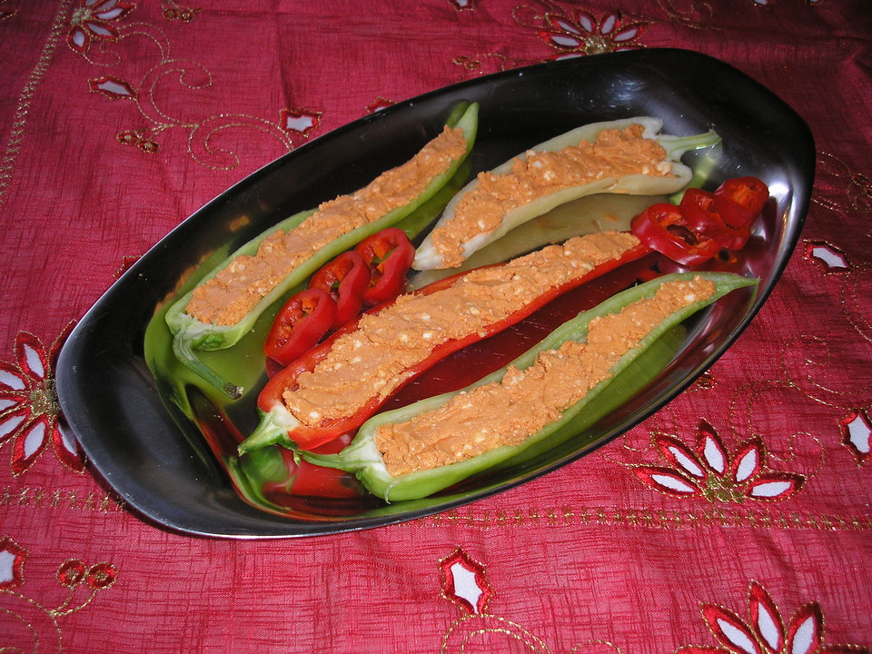 Gegrillte Paprika mit Schafskäsefüllung von Andy_00 | Chefkoch.de