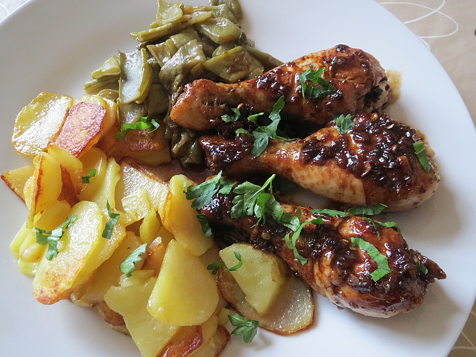 Hähnchenschenkel in Biersoße (Rezept mit Bild) von riga53 | Chefkoch.de