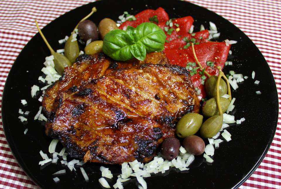 Marinierte Schweinesteaks vom Grill von nogikon Chefkoch.de