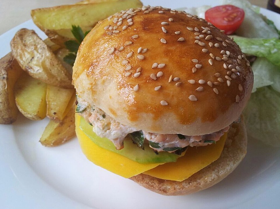 Mango-Lachs-Burger von Brookey | Chefkoch.de