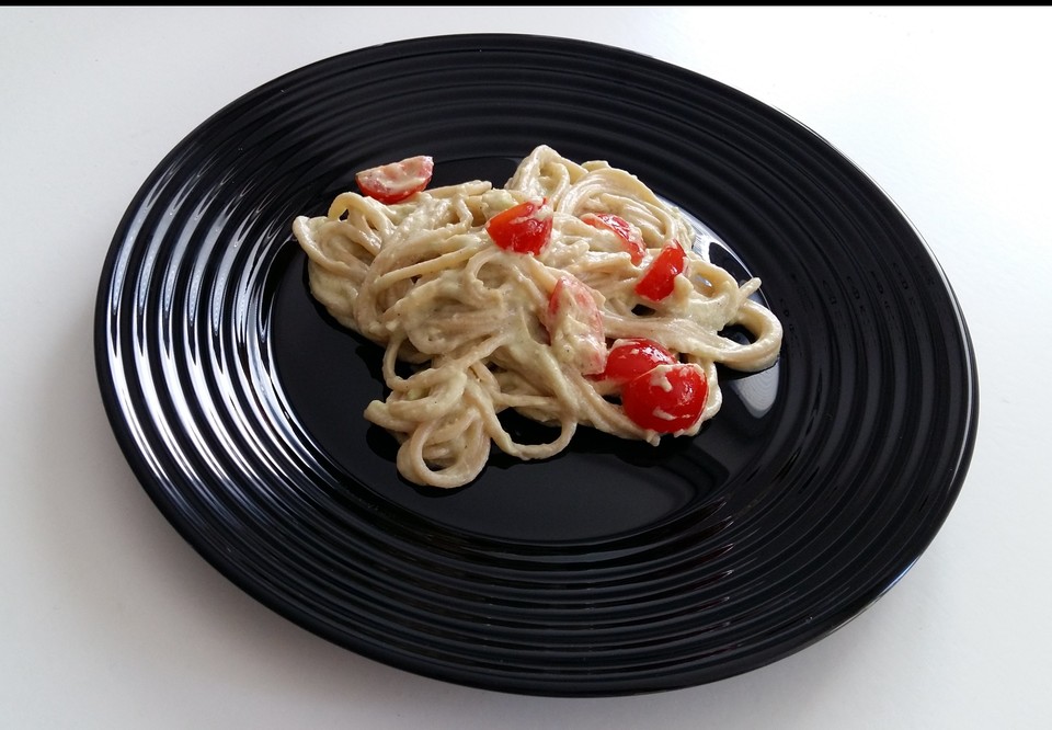 Spaghetti in AvocadoFetaSauce von ideenliebe Chefkoch.de