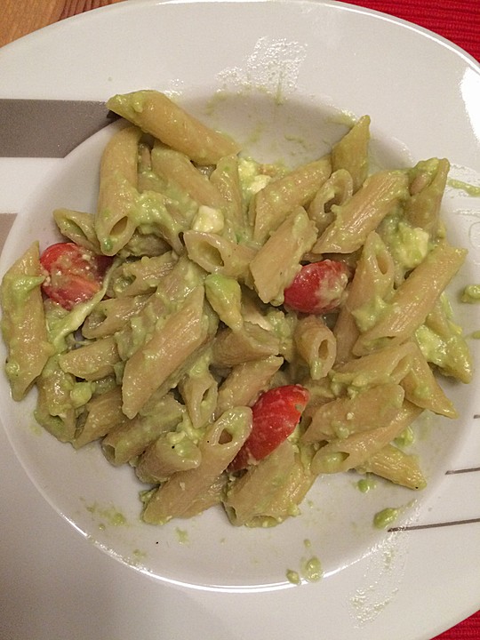 Spaghetti in AvocadoFetaSauce von ideenliebe Chefkoch.de