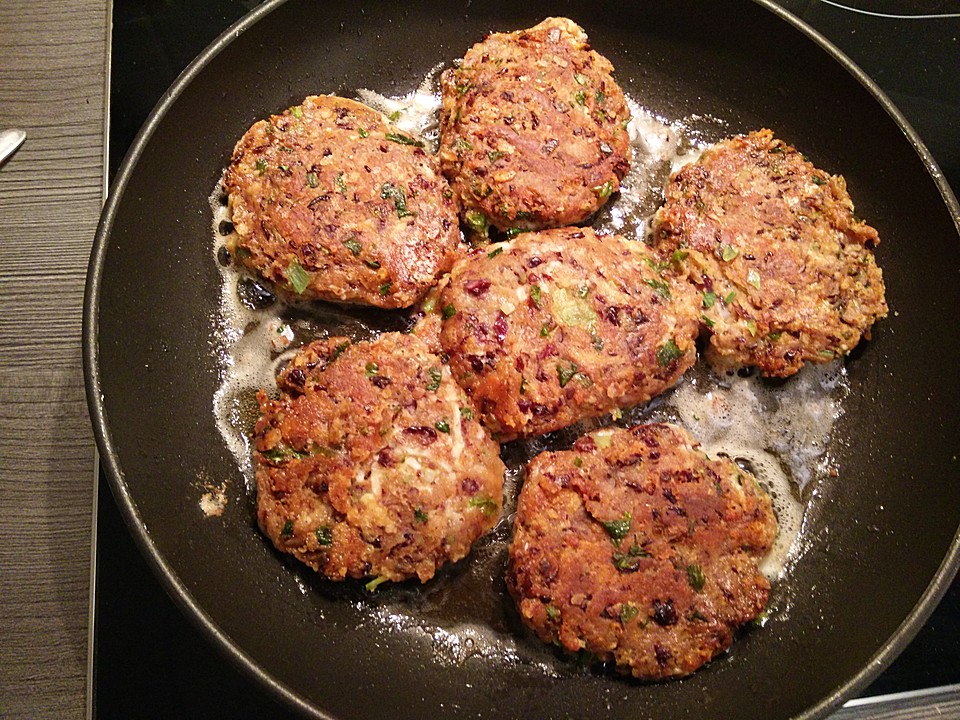 Vegetarische Bratlinge mit Kidneybohnen (Rezept mit Bild) | Chefkoch.de