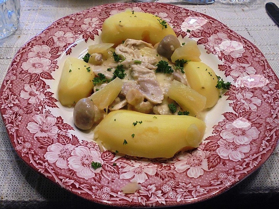 Hühnerfrikassee mit frischen Champignons von Lichterengel | Chefkoch.de