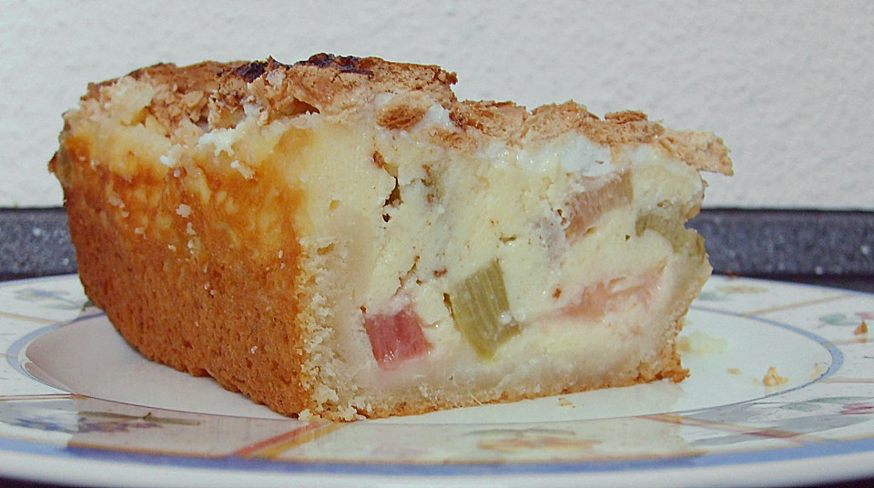 Rhabarber - Quark - Kuchen unter Baiserhaube von stellina2001 | Chefkoch.de