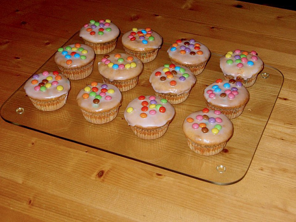 Marzipan Smarties Muffins von fabanna Chefkoch.de