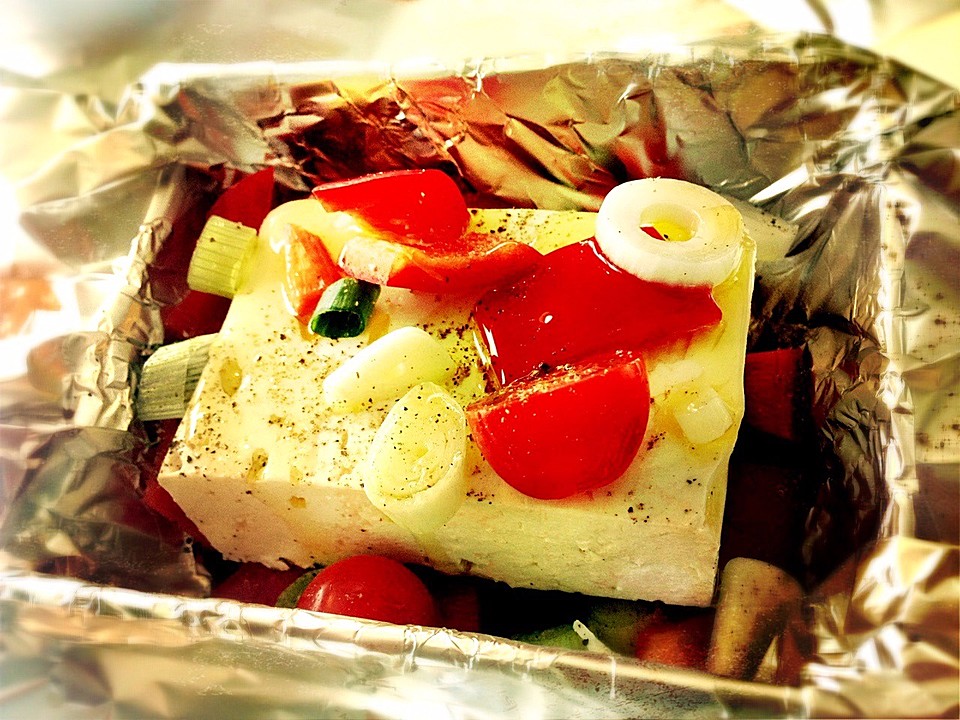 Fetapäckchen mit Gemüse für den Grill von NicoRiedel | Chefkoch.de