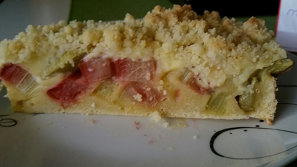 Rhabarberkuchen mit Pudding von Mandy-123 | Chefkoch.de