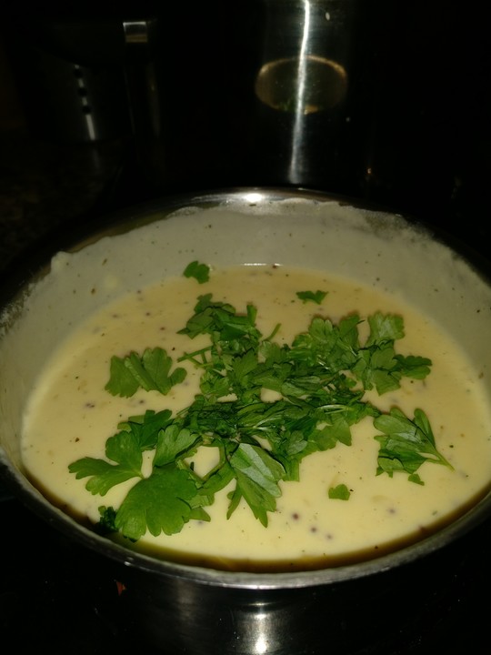 Blumenkohl auf Ziegenkäse-Senfsoße von Boritz | Chefkoch.de