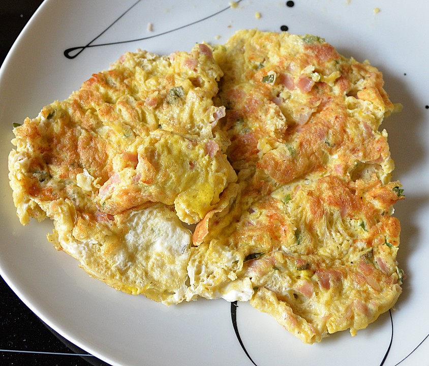 Schinken-Käse-Omelette mit Zitrone verfeinert von CreativeCookee ...