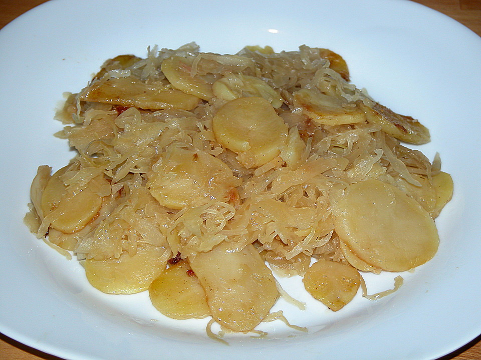 Vegetarisch Vegan Rezepte mit sauerkraut kartoffel