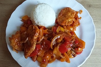 Hähnchen süß-sauer wie beim Chinesen 11