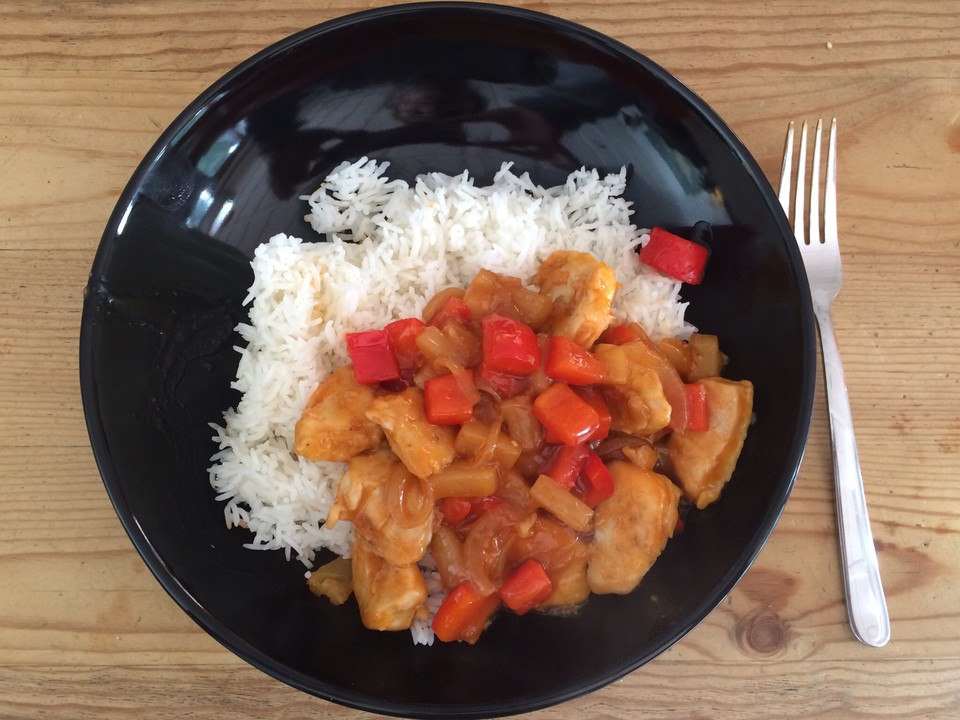 Hähnchen süßsauer wie beim Chinesen von NatuerlichLecker Chefkoch.de