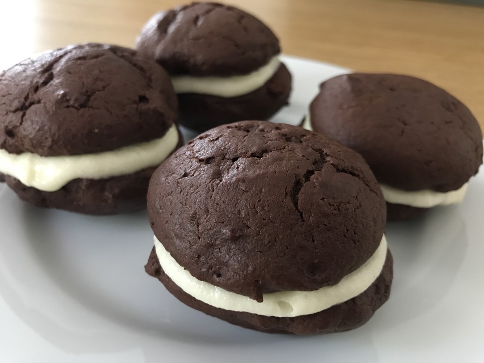 Whoopie Pies mit Frischkäse Frosting von Chefkoch-Video | Chefkoch.de