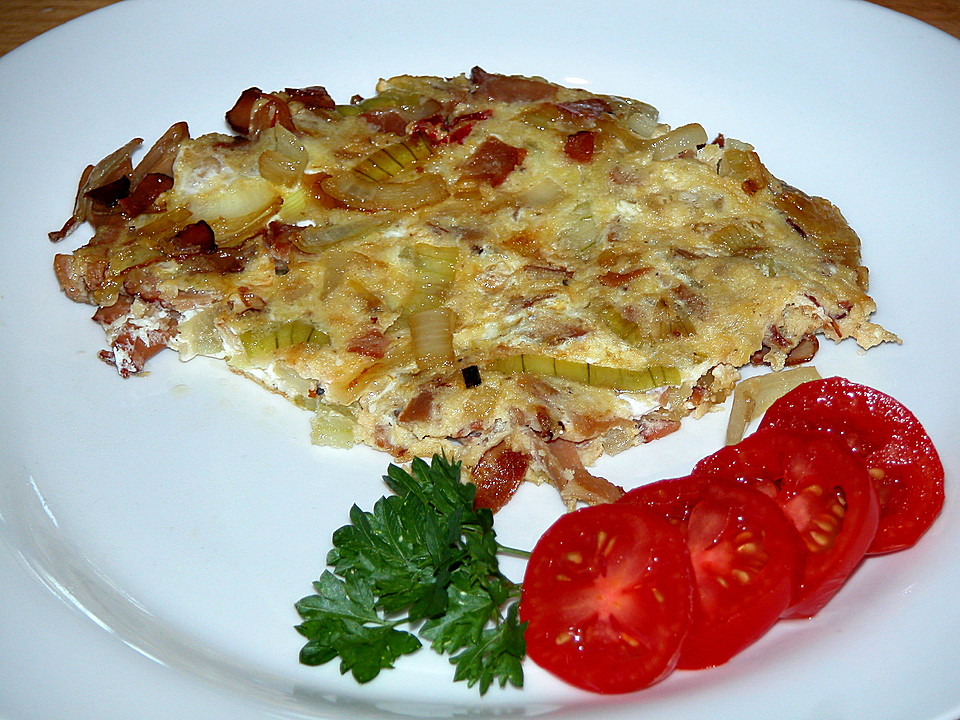 Omelette mit Zwiebeln und Speck von nogikon | Chefkoch.de