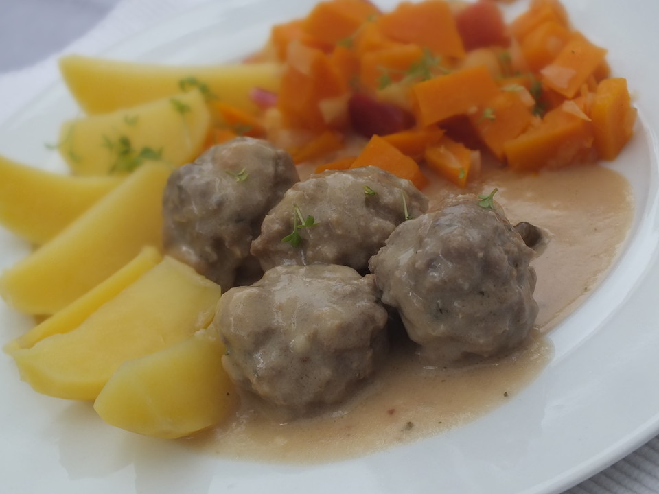 Fleischklößchen mit Meerrettichsauce von Monika | Chefkoch.de