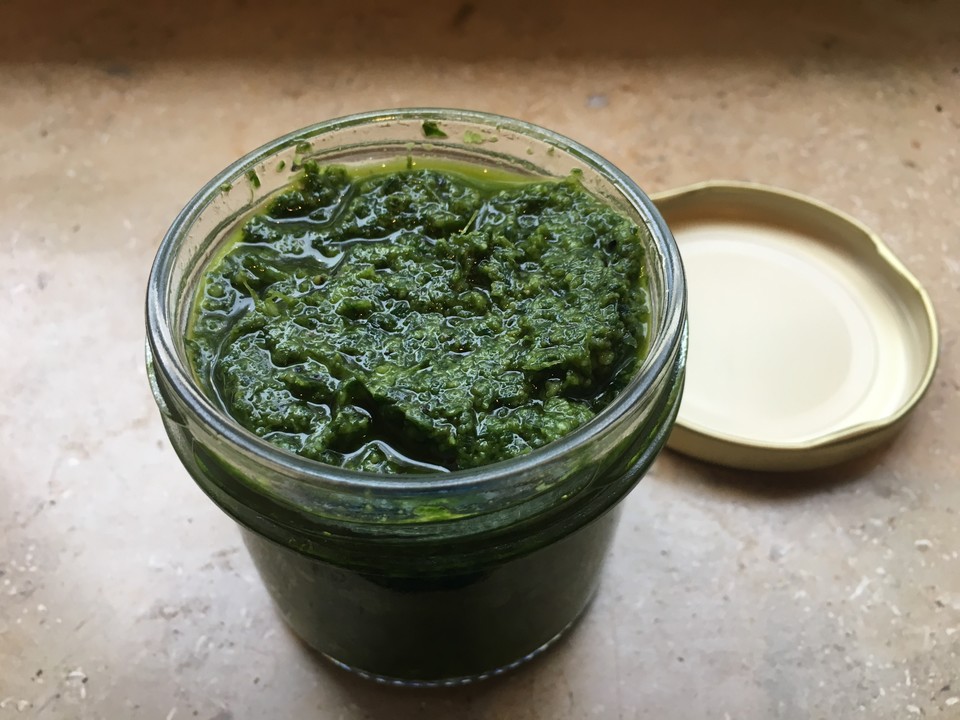 Pesto aus Möhrengrün von badegast1 | Chefkoch.de