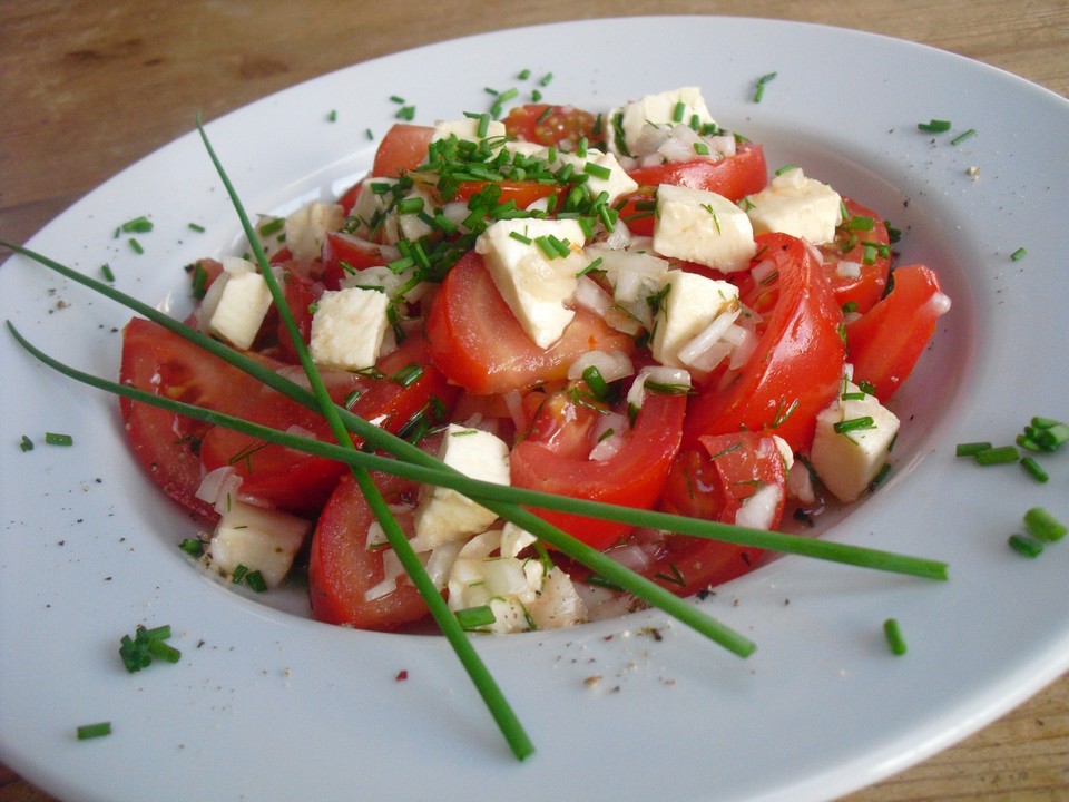 Einfacher Tomatensalat von Eileen01 | Chefkoch.de